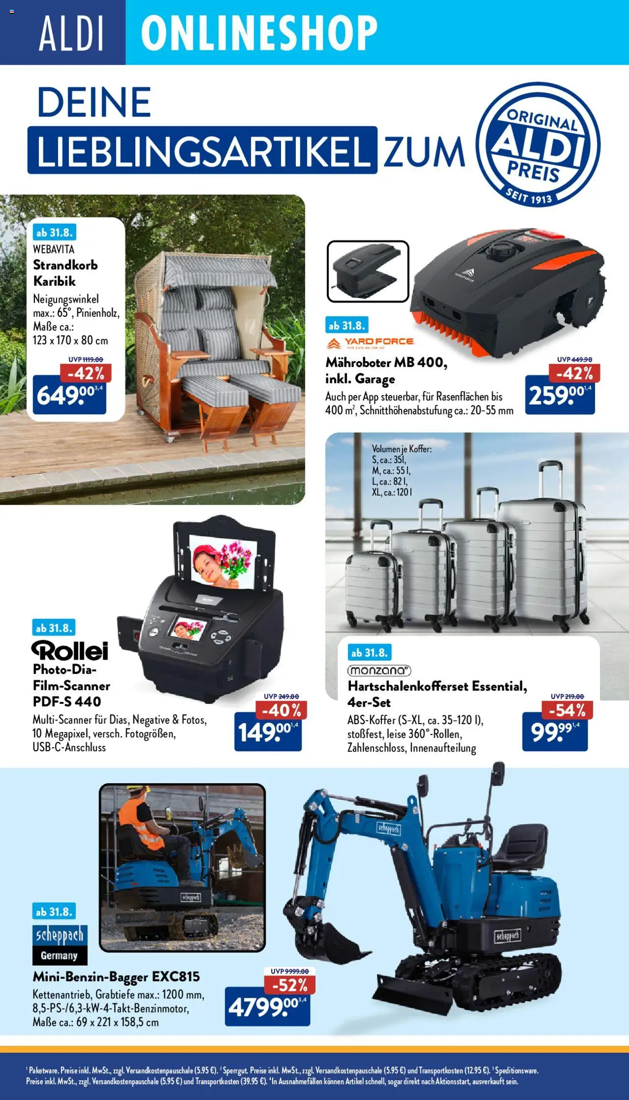 Aldi Prospekt 	 - gültig ab dem 01.09.2025 | Seite: 32 | Produkte: Koffer