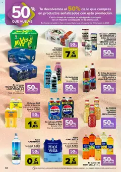 Carrefour folleto │ válido desde el 24.07.2025 | Página: 42 | Productos: Cerveza, Manzanas, Ροζ πιπέρι, Té