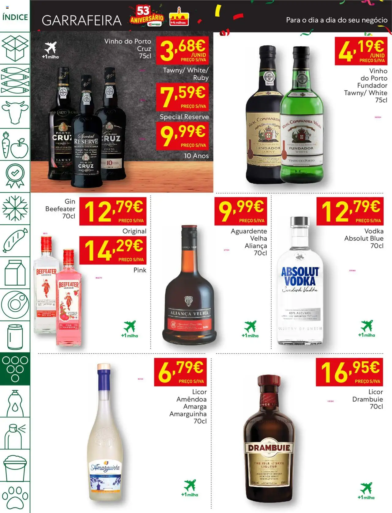 Recheio folheto │ válido de 21.10.2025 | Página: 36 | Produtos: Whisky, Licor, Vinho, Vodka