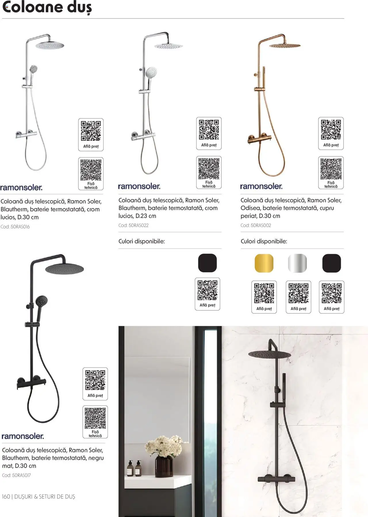 Catalog Romstal – valabil de la 25.11.2024 | Pagină: 160 | Produse: Baterie, Duș