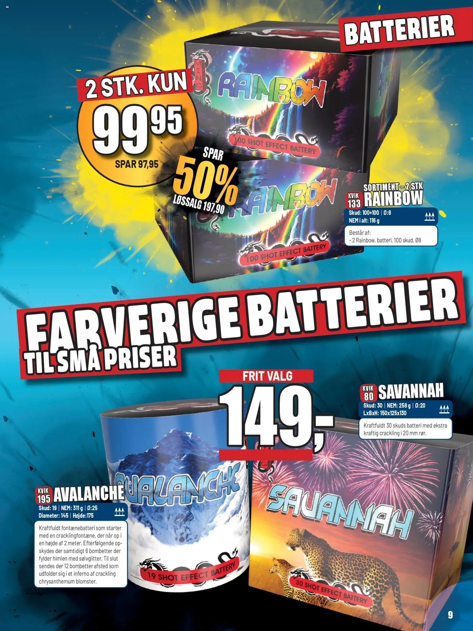 Thansen tilbudsavis – gyldig fra 15.12.2025 | Side: 9 | Produkter: Batterier, Søm, Batteri