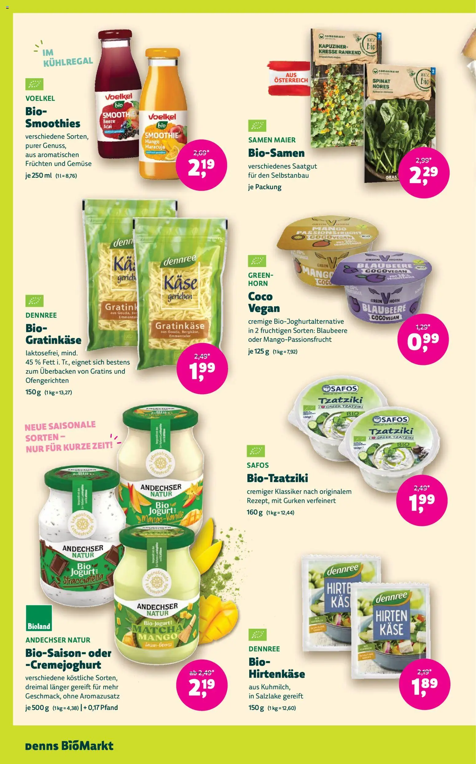 Denns BioMarkt Angebote gültig ab 22.04.2026 | Seite: 6 | Produkte: Gurken, Gemüse, Mango, Käse