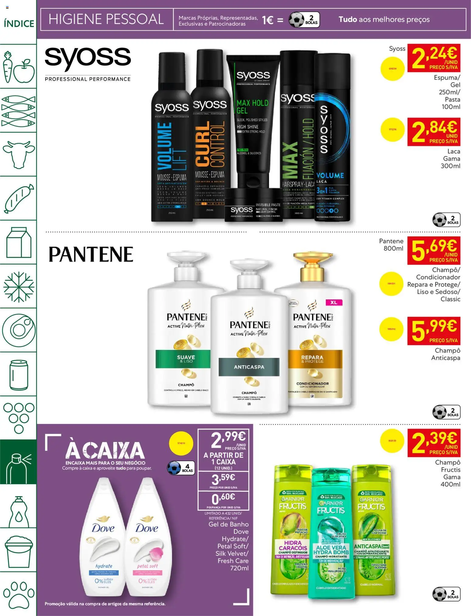 Recheio - Bons Negócios Madeira │ válido de 14.04.2026 | Página: 40 | Produtos: Condicionador, Gel de banho, Chá, Proteina