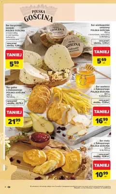 Pogląd oferty "Carrefour gazetka - Wielkanoc smakuje lepiej" - ważna od 16.03.2026 | Strona: 4 | Produkty: Ser, Ser koryciński