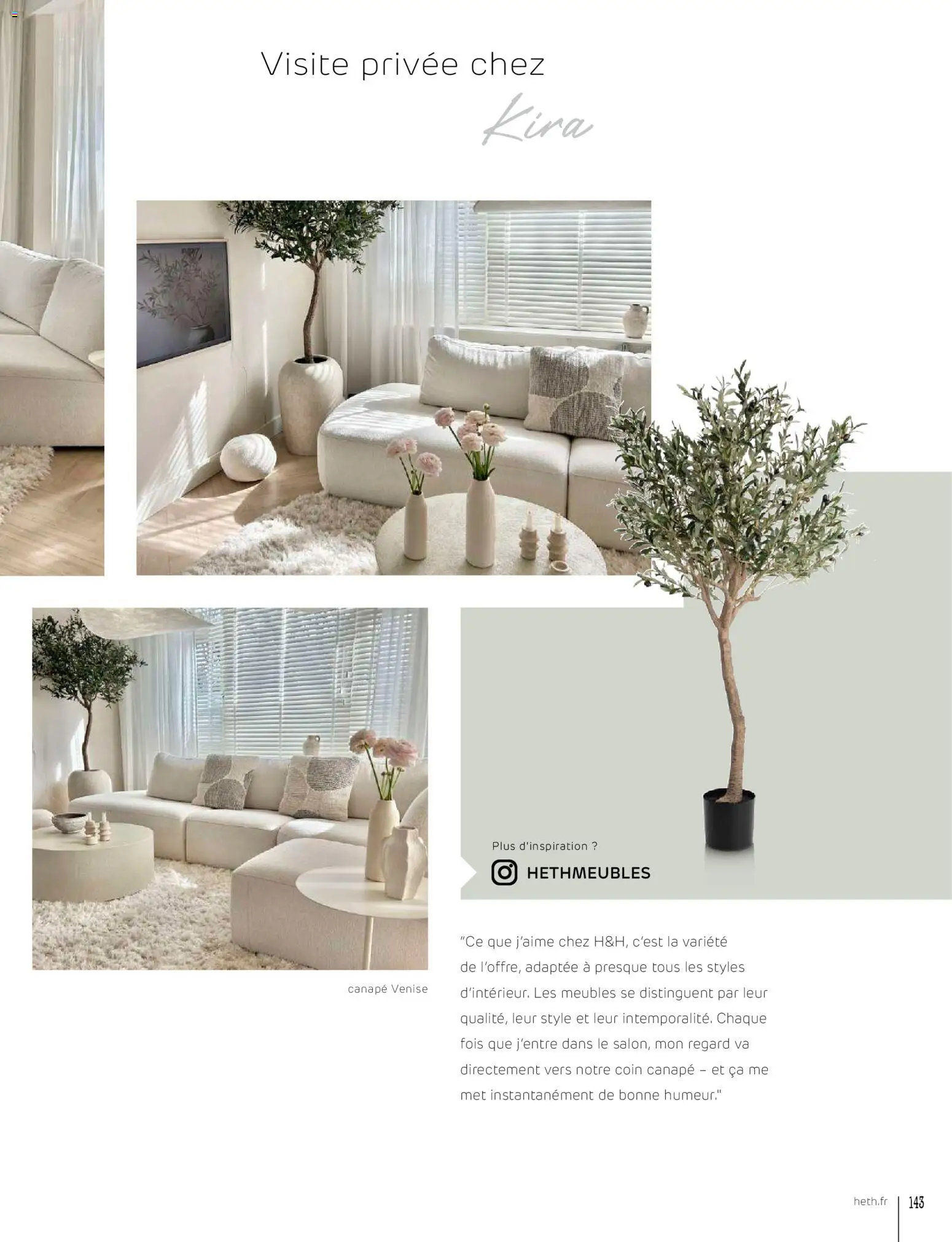 {H1} | Page: 143 | Produits: Canapé