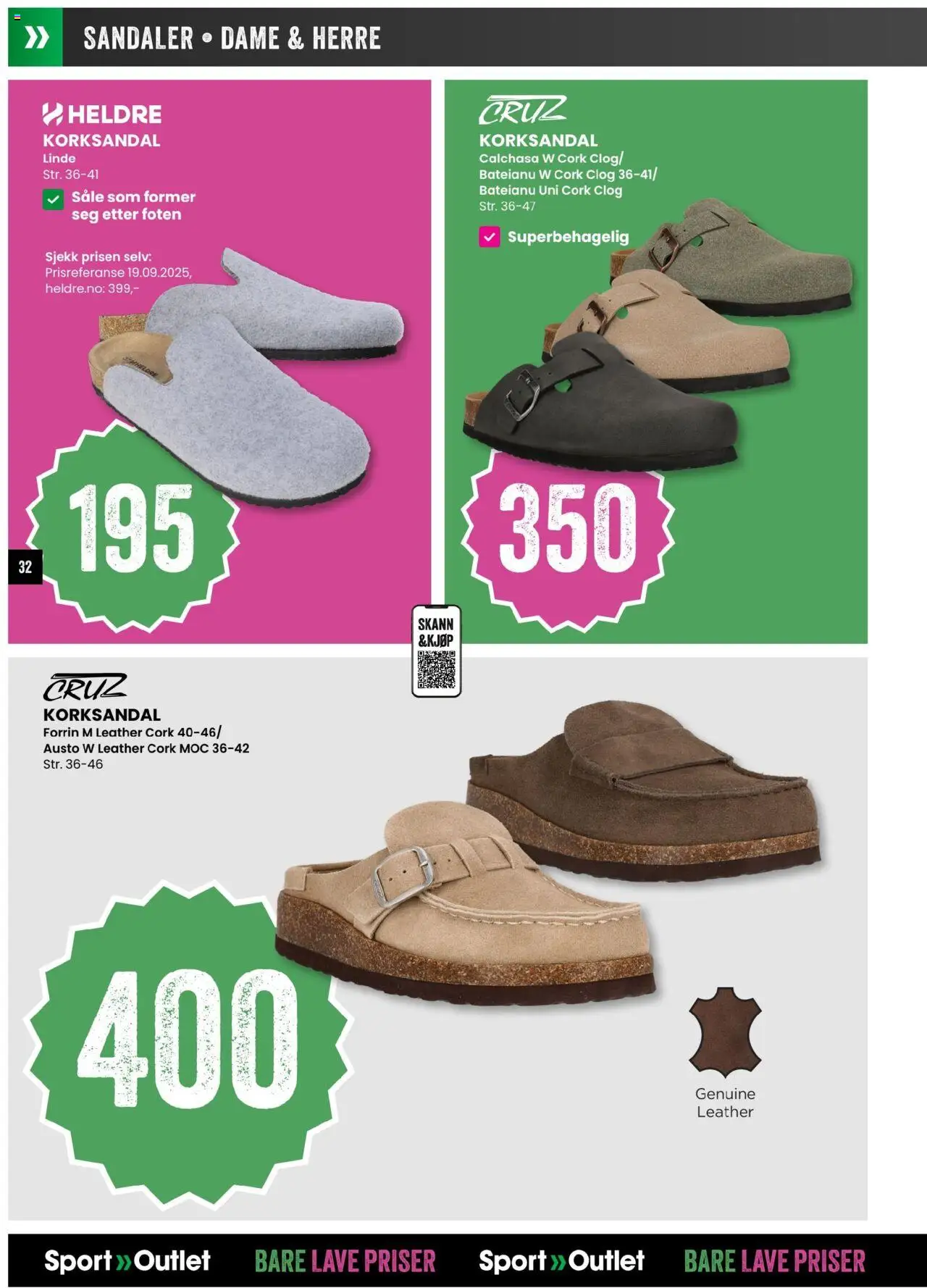 {H1} | Side: 32 | Produkter: Sandaler