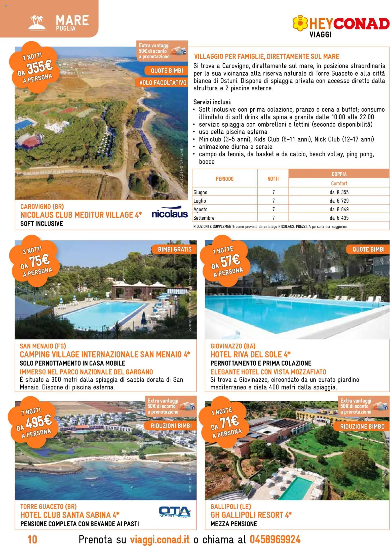 Volantino Conad del 01.04.2026 | Pagina: 10 | Prodotti: Mobile, Piscina