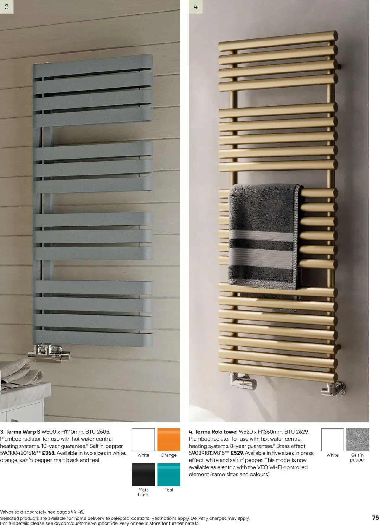  | Page: 75 | Products: Radiator, Towel, Pepper, Orange