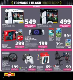 Anteprima del volantino Comet - Black Friday valido a partire dal 31.10.2025 | Pagina: 18 | Prodotti: Braccioli, PC, Xbox, Sedia