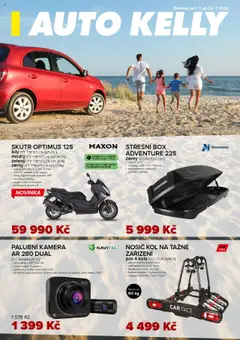 Auto Kelly leták od 01.07.2025 | Strana: 1 | Produkty: Box, Kamera, Střešní box, Kola