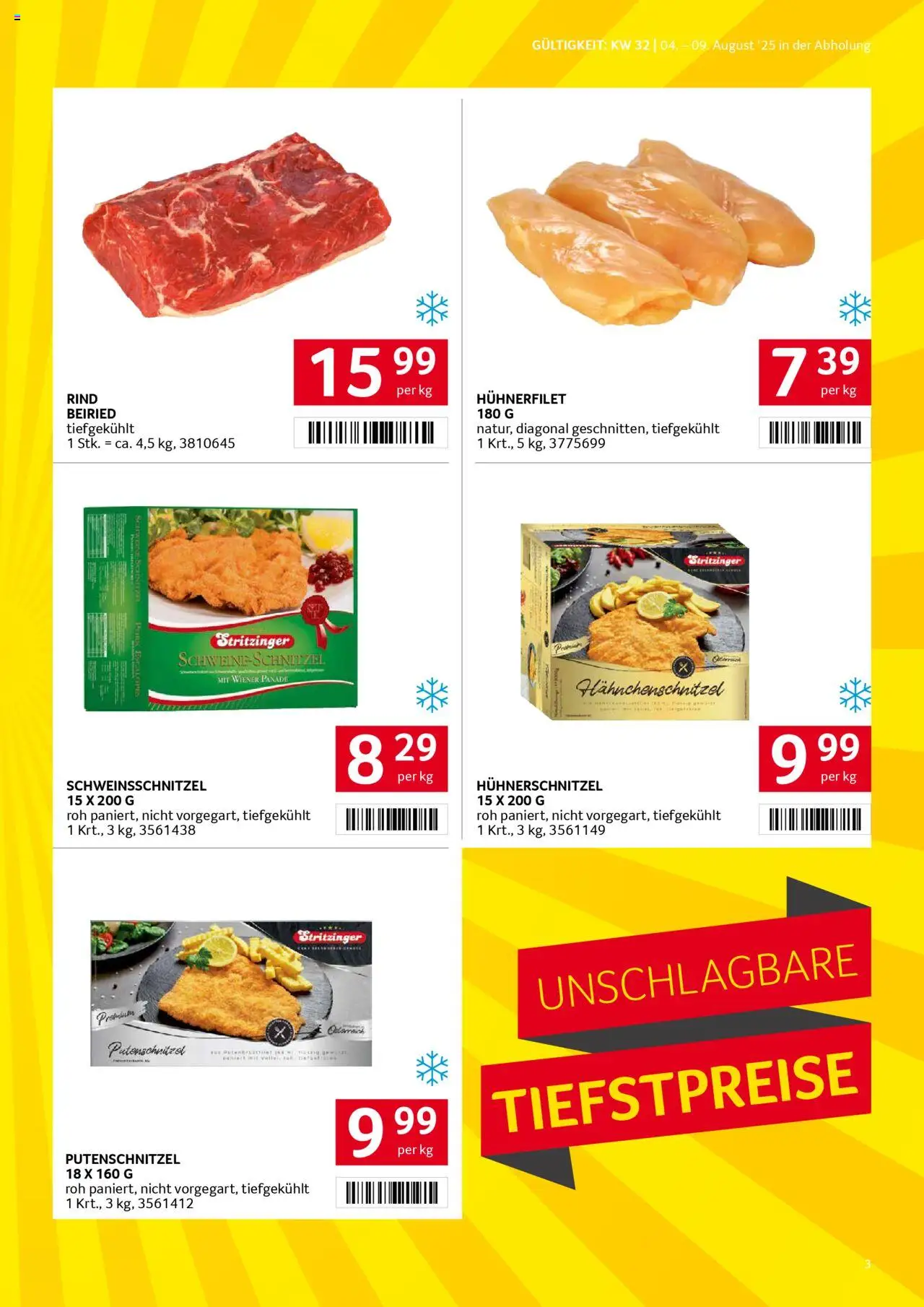 Transgourmet Flugblatt gültig ab 03.08.2025 | Seite: 3