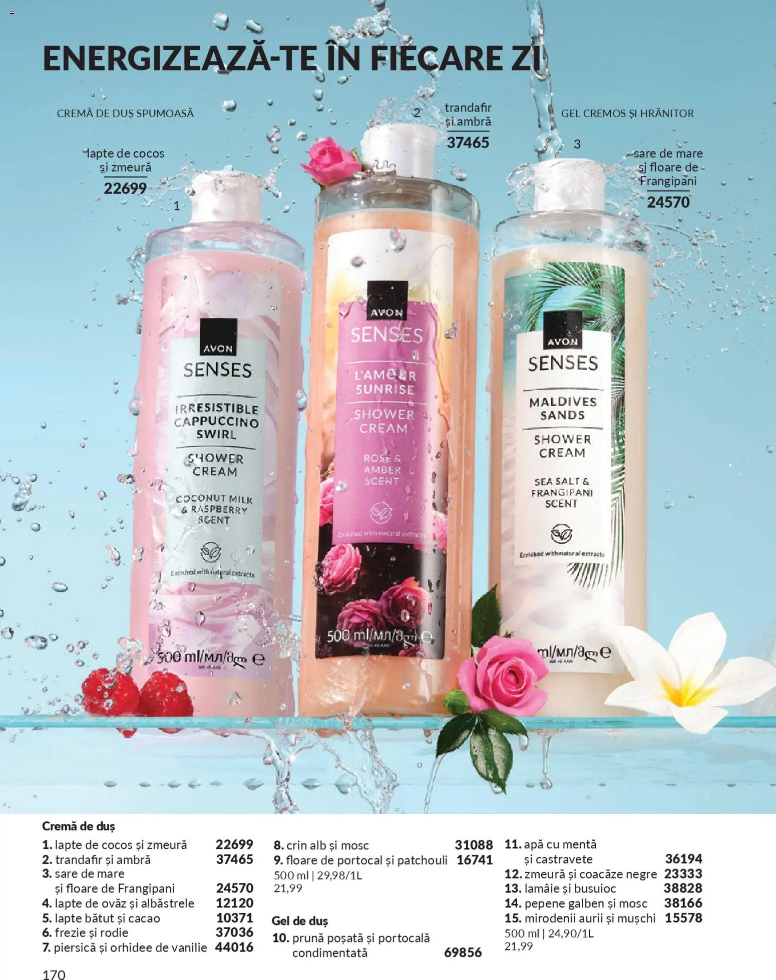 Noul catalog Avon – valabil de la 01.02.2026 | Pagină: 172 | Produse: Pepene Galben, Cremă, Apă, Lămâie