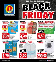 Anteprima del volantino D Più - Black Friday valido a partire dal 17.11.2025