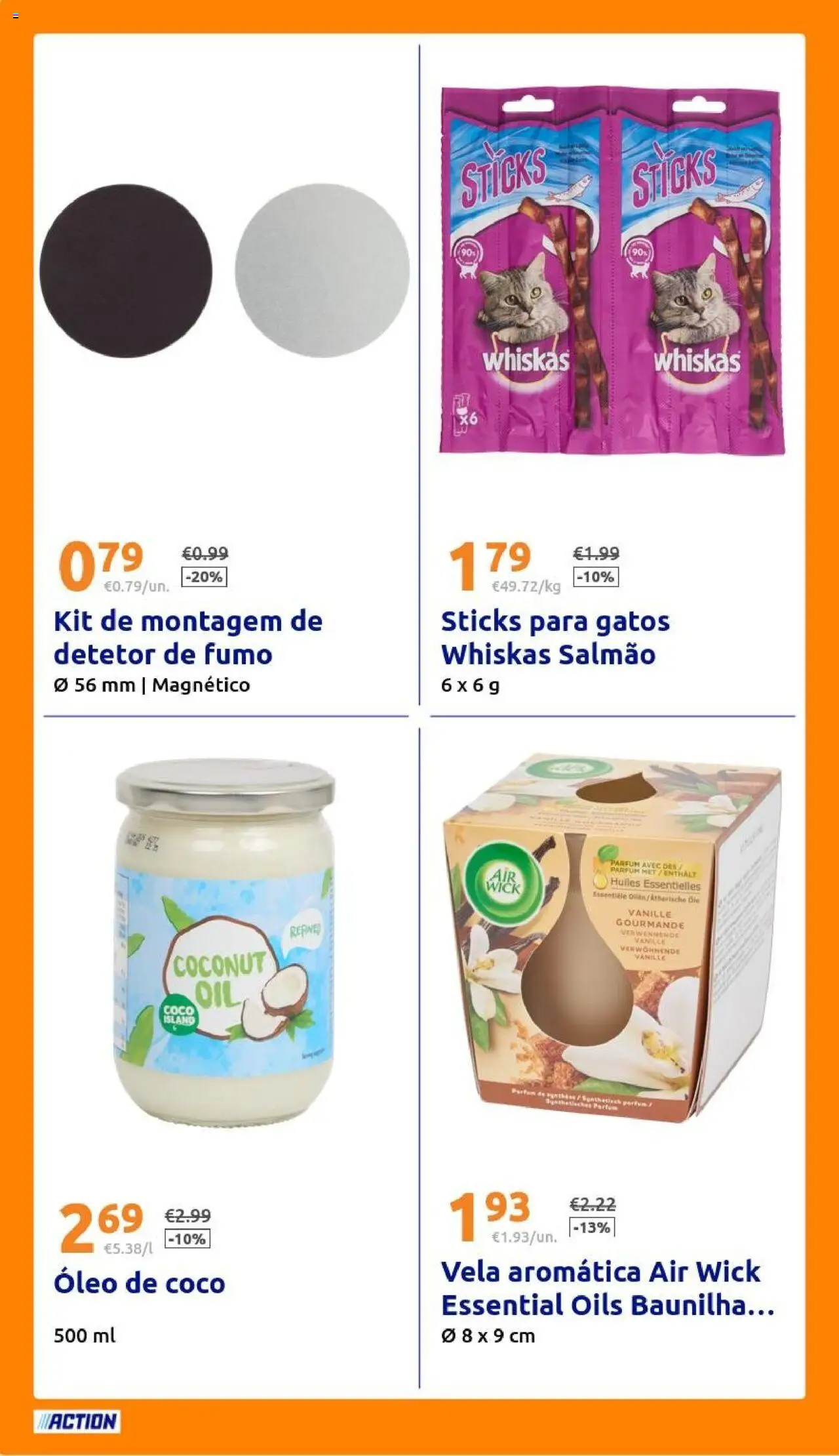 Action - Action PT week 42 2025 │ válido de 15.10.2025 | Página: 20 | Produtos: Salmão, Óleo