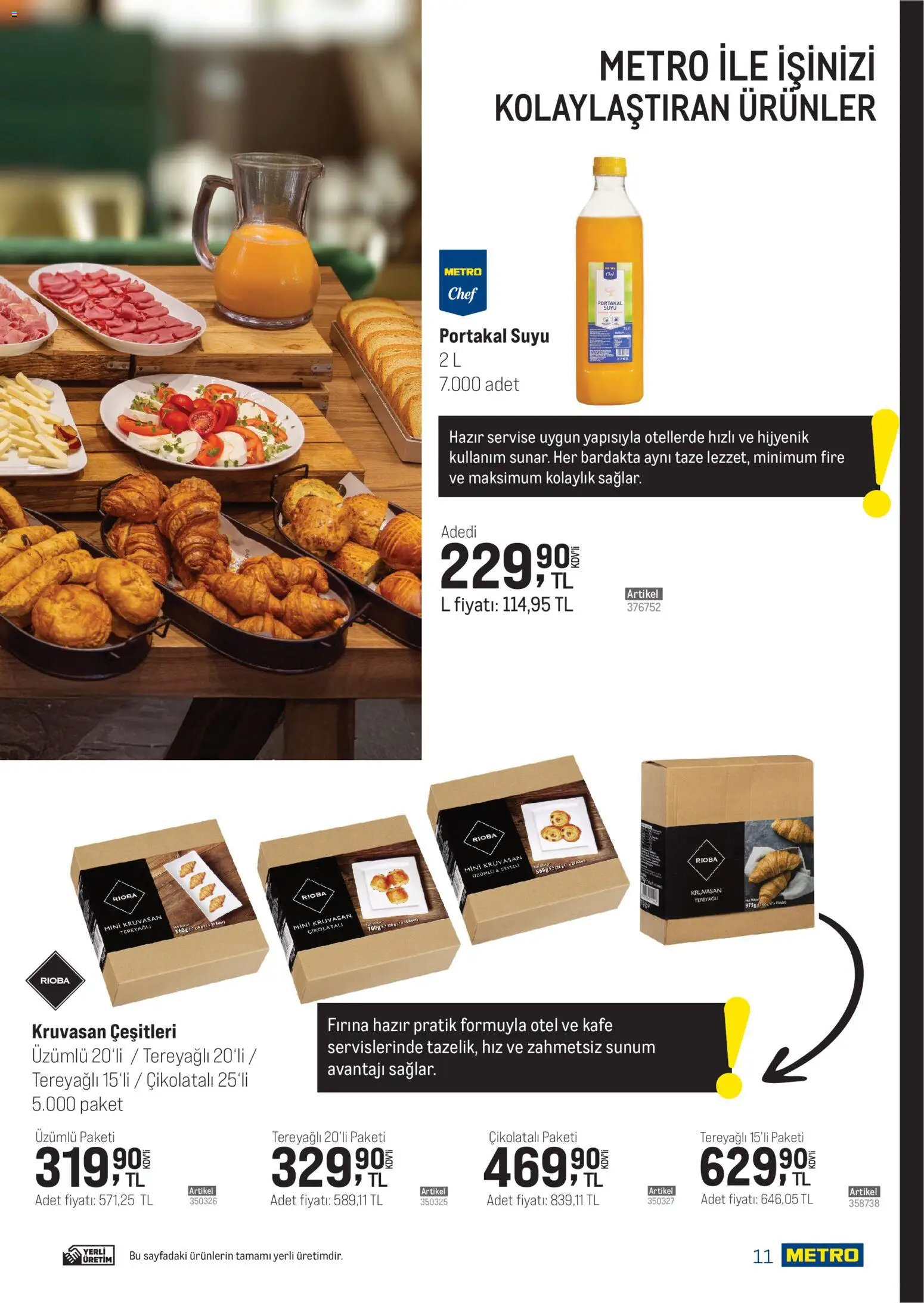 Metro - Şehir Otelleri - 05.11.2025 tarihinden itibaren geçerlidir | Sayfa: 11 | Ürünler: Portakal