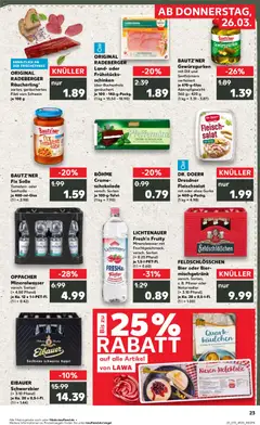 Kaufland Prospekt 	 ab 26.03.2026 gültig | Seite: 23 | Produkte: Tomaten, Creme, Soße, Fleisch