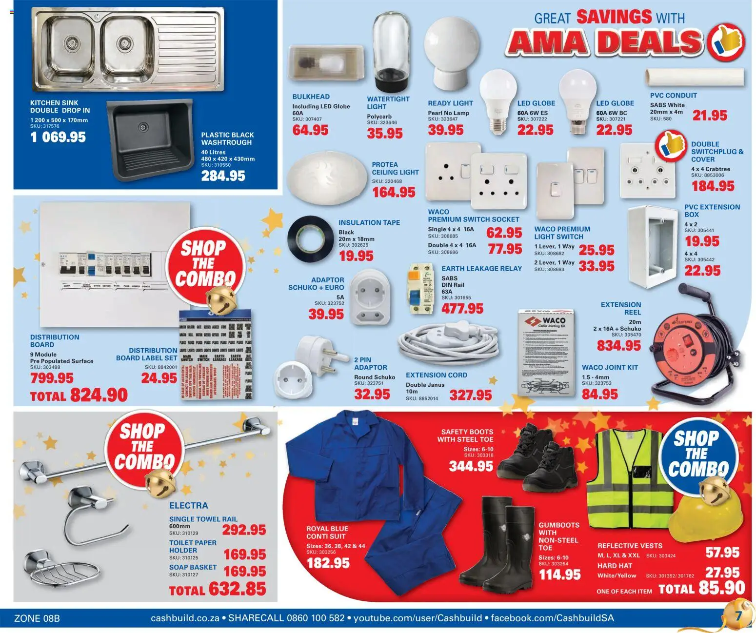 New Cashbuild catalogue – valid from 24.11.2025 | Page: 7 | Products: Boots, Case, Globe, Socket