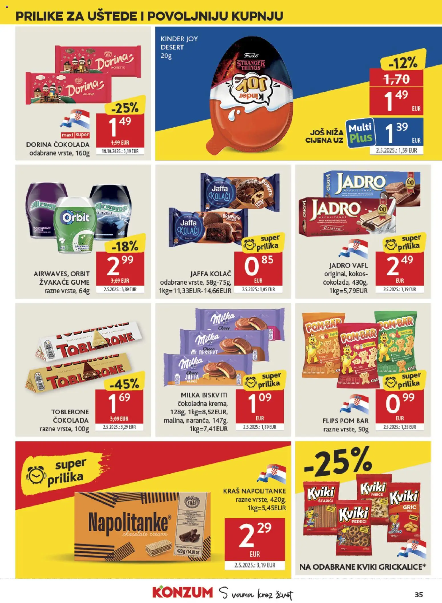 Konzum HR akciós ujság - amely érvényes a következő dátumtól: 18.02.2026 | Oldal: 35 | Termékek: Ketchup