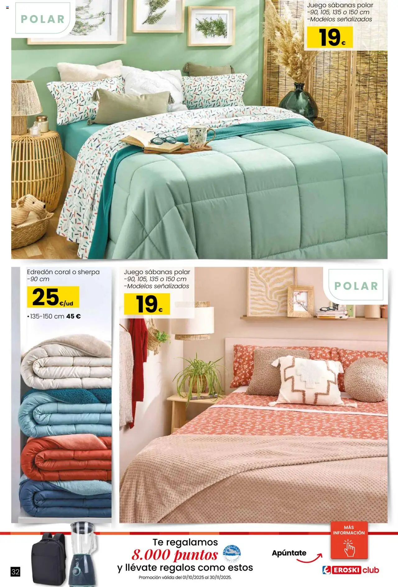 Eroski - Oh! Qué chef │ válido desde el 09.10.2025 | Página: 32 | Productos: Edredón, Té