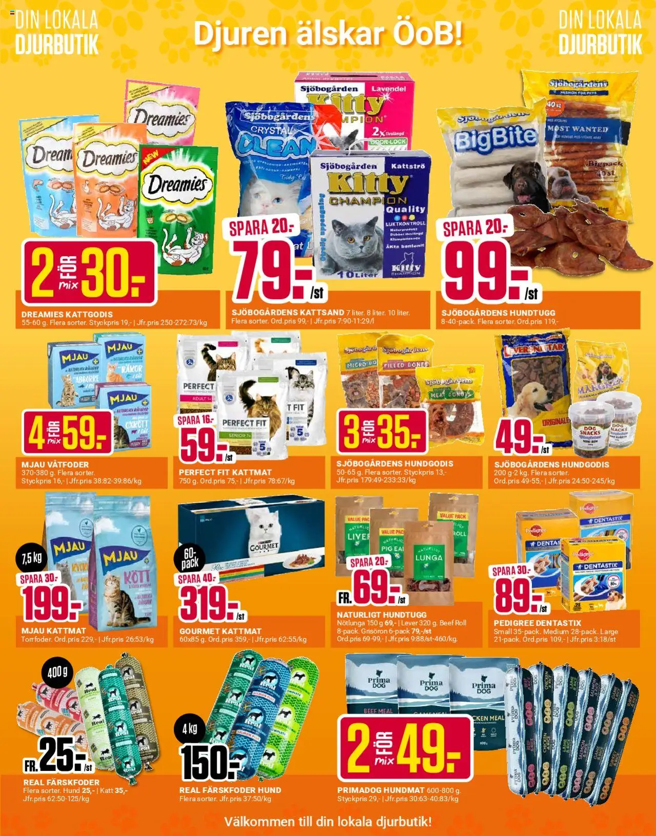 ÖoB reklamblad aktuell från 25.08.2025 | Sida: 11 | Produkter: Lavendel, Räkor, Kattströ, Kattmat