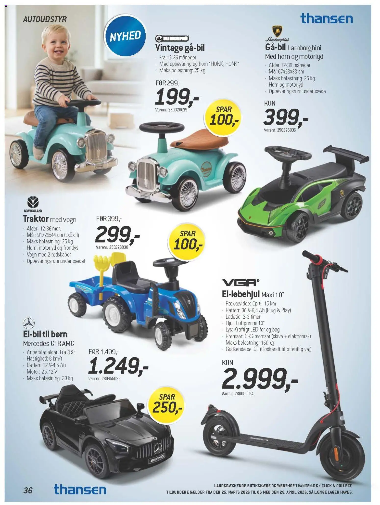 Thansen tilbudsavis – gyldig fra 25.03.2026 | Side: 32 | Produkter: Batteri