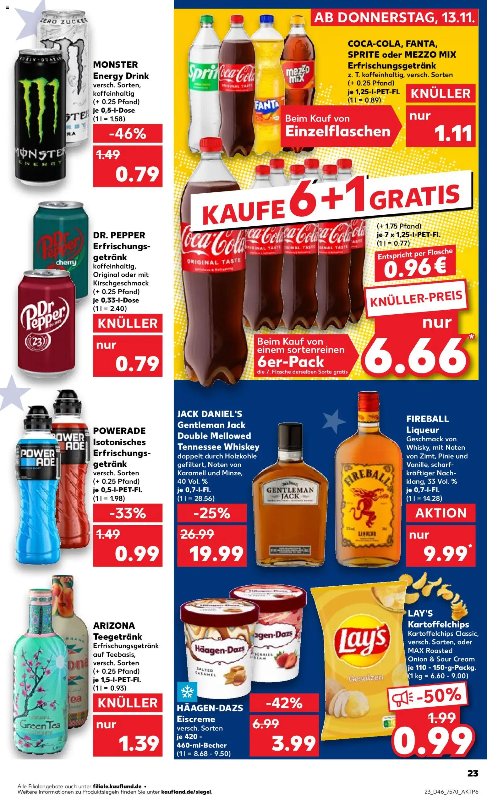 Kaufland prospekt Völklingen	 – gültig ab 13.11.2025 | Seite: 23 | Produkte: Mezzo mix, Sprite, Energy, Zucker