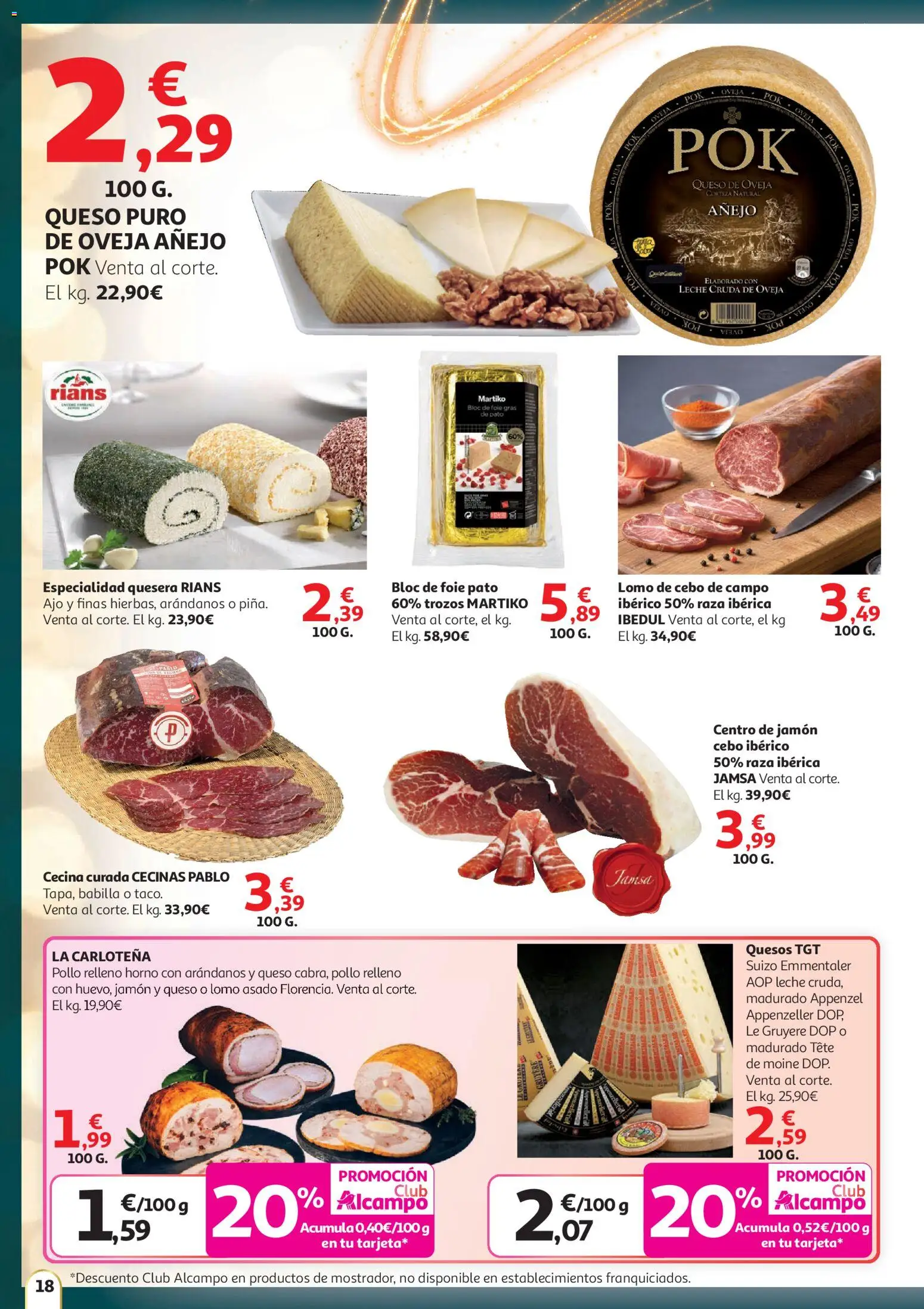 Alcampo - HG catalan │ válido desde el 11.12.2025 | Página: 18 | Productos: Queso de oveja, Leche, Jamón, Horno