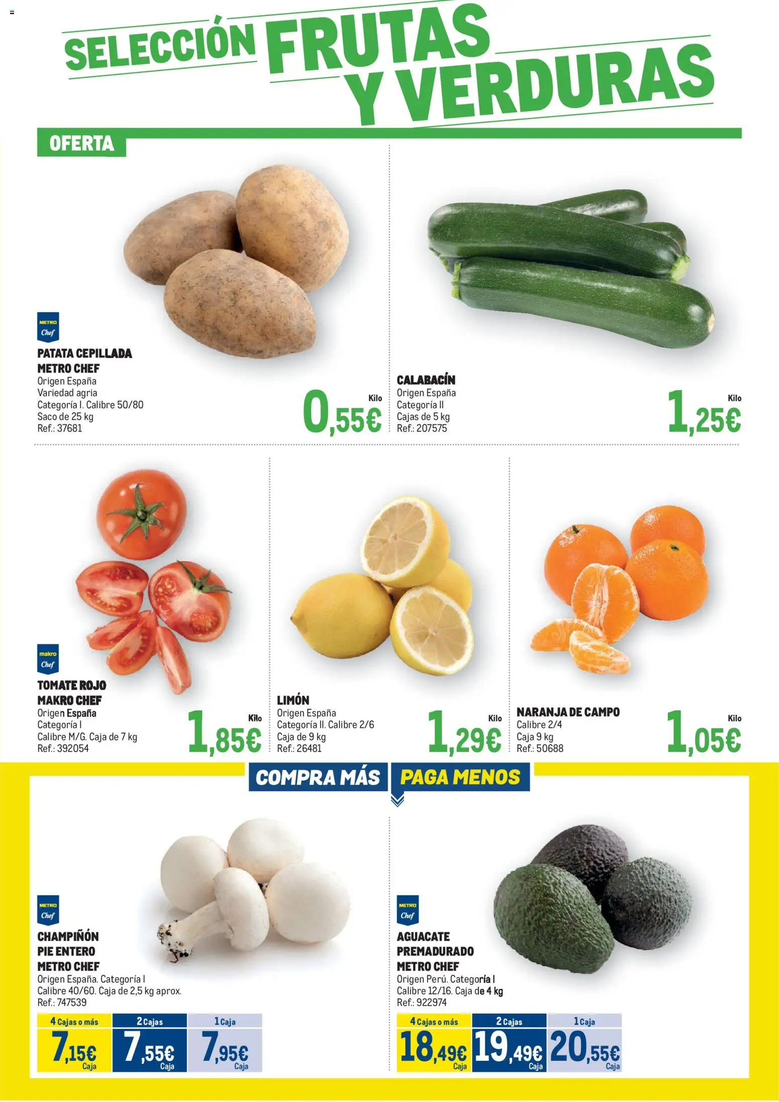 Makro - Fresco Norte 2 │ válido desde el 07.01.2026 | Página: 3 | Productos: Calabacín, Caja