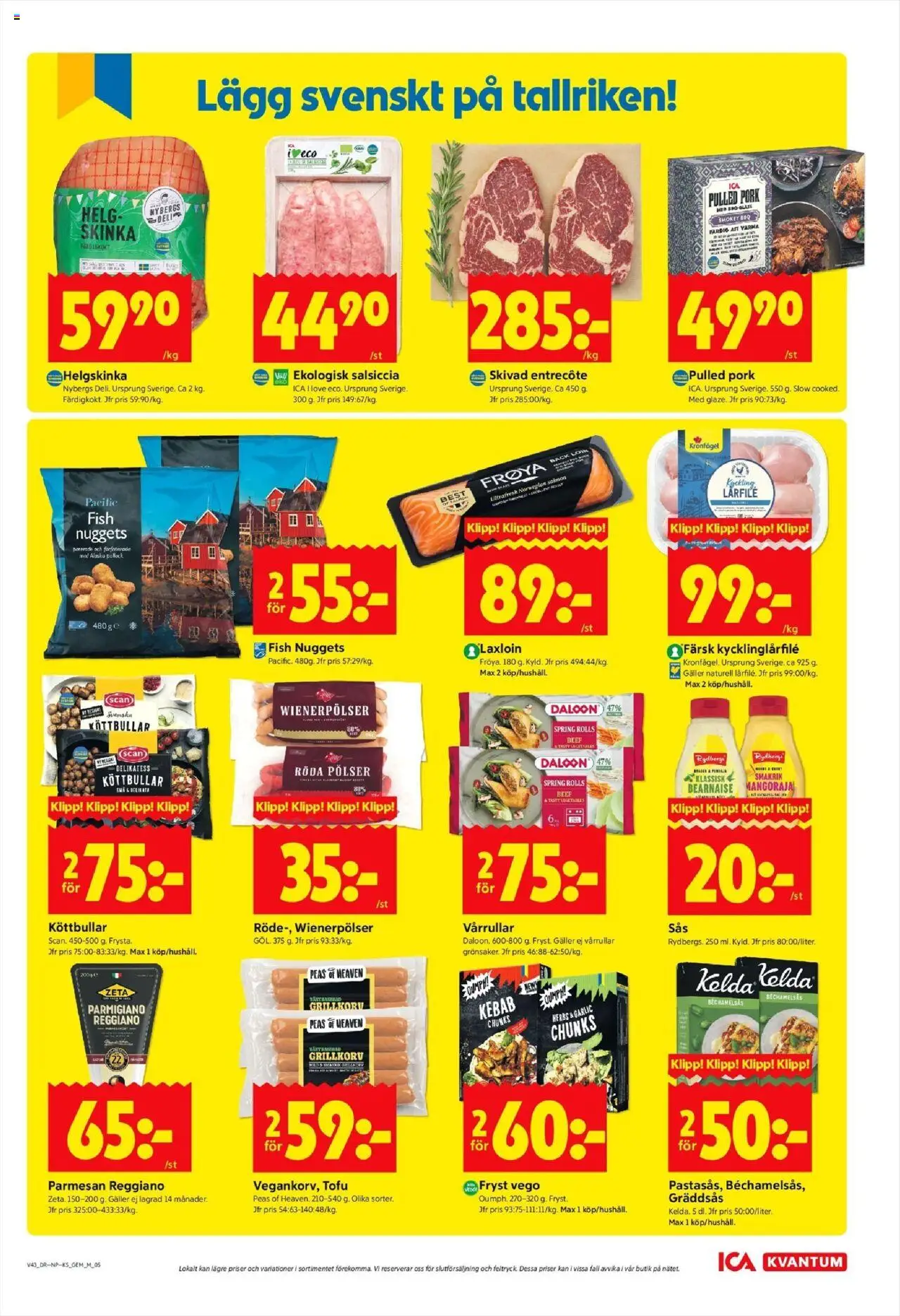 ICA Kvantum reklamblad aktuell från 20.10.2025 | Sida: 5