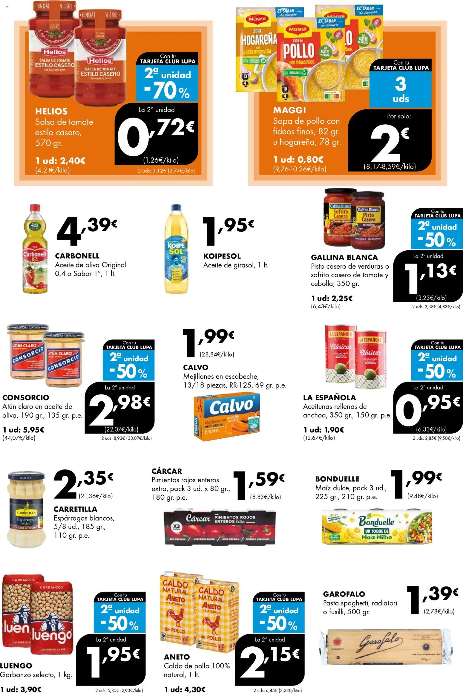 Lupa Supermercados folleto │ válido desde el 22.01.2026 | Página: 10 | Productos: Aceite, Νερό καρύδας, Pasta, Aceite de oliva