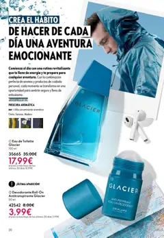Vista previa Oriflame - Catálogo Campaña 14 válido desde el 08.10.2025 | Página: 20 | Productos: Eau de toilette, Desodorante, Antitranspirante, Té