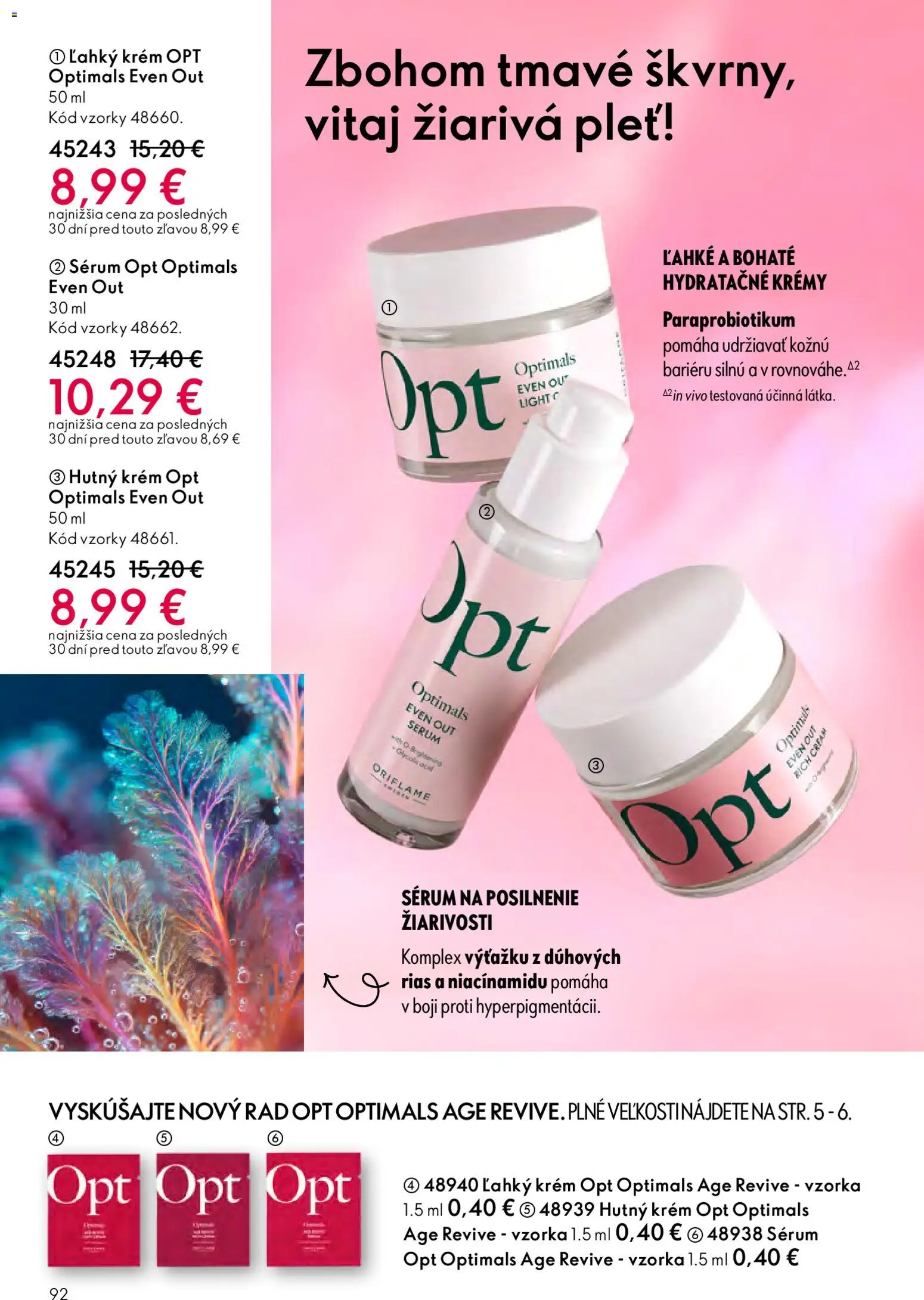 Nové Oriflame akcie – leták je platný od 04.03.2026 | Strana: 92 | Produkty: Krém