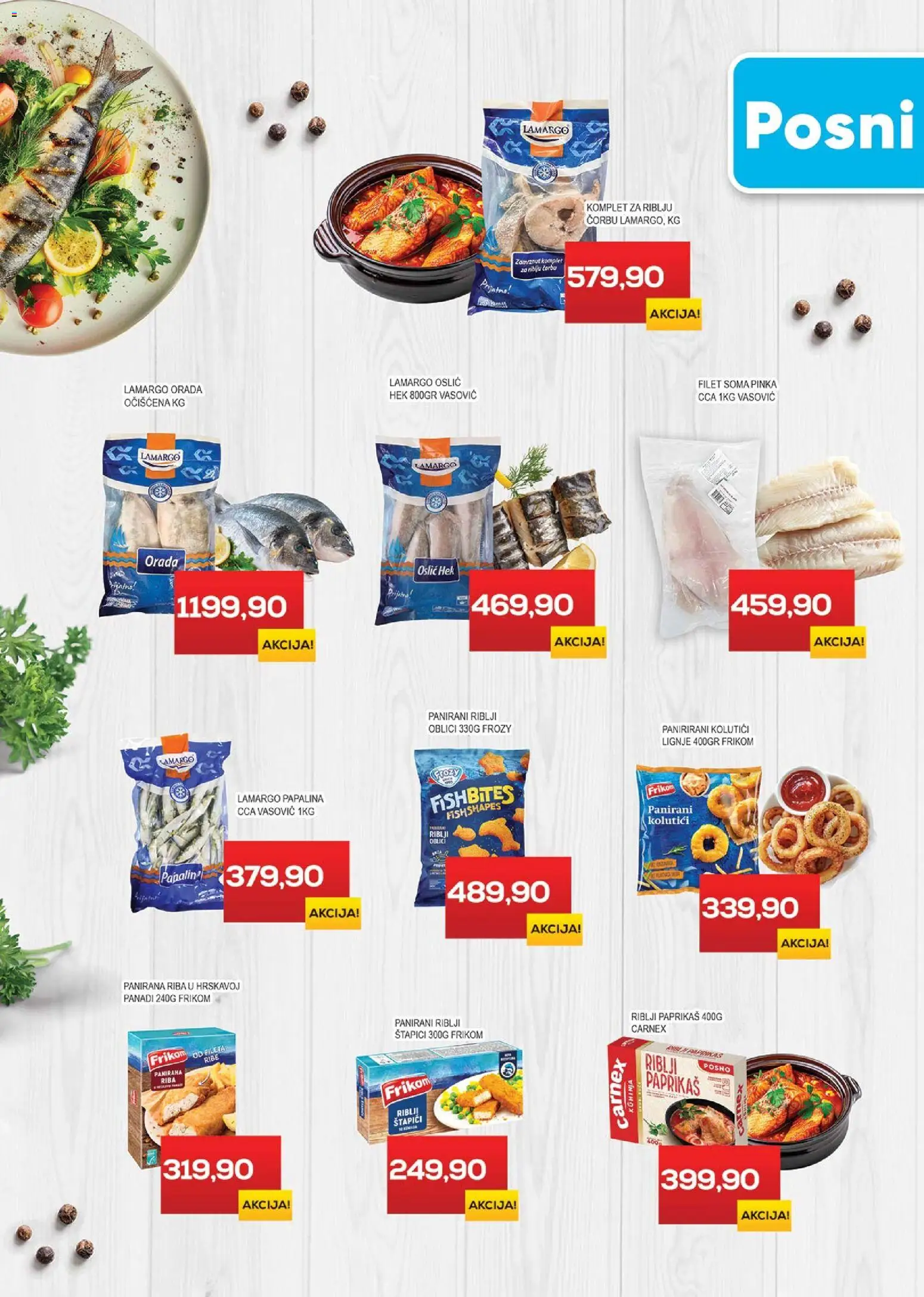 Medius katalog - važi od 24.02.2026 | Strana: 8 | Proizvode: Orada, Oslić, Riba