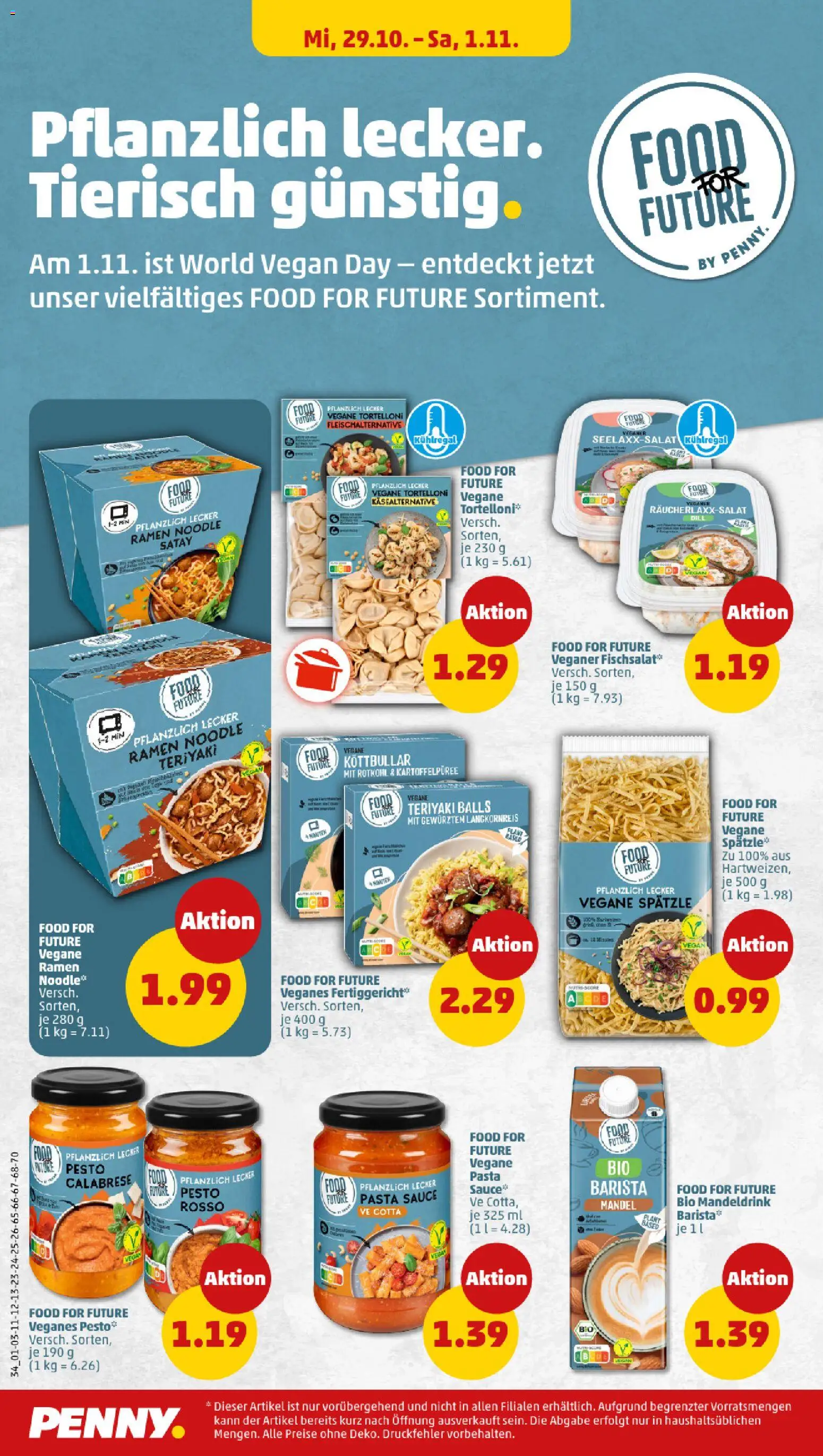 Penny Prospekt 	 – gültig ab 27.10.2025 | Seite: 36 | Produkte: Rotkohl, Pasta