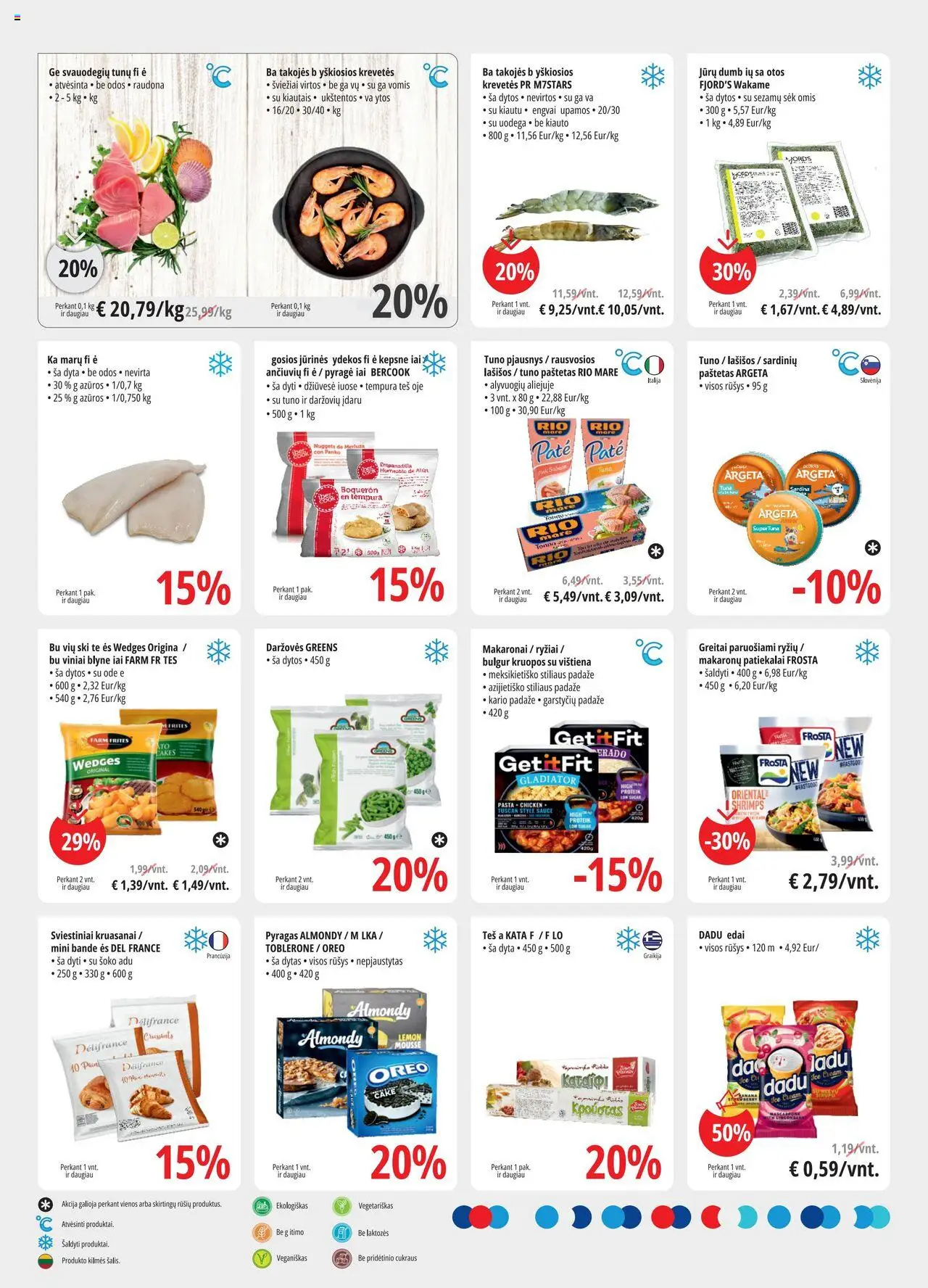 ePromo akcijos nuo 17.09.2025 | Puslapis: 4 | Prekių: Kruopos, Lašišos, Vištiena, Makaronai
