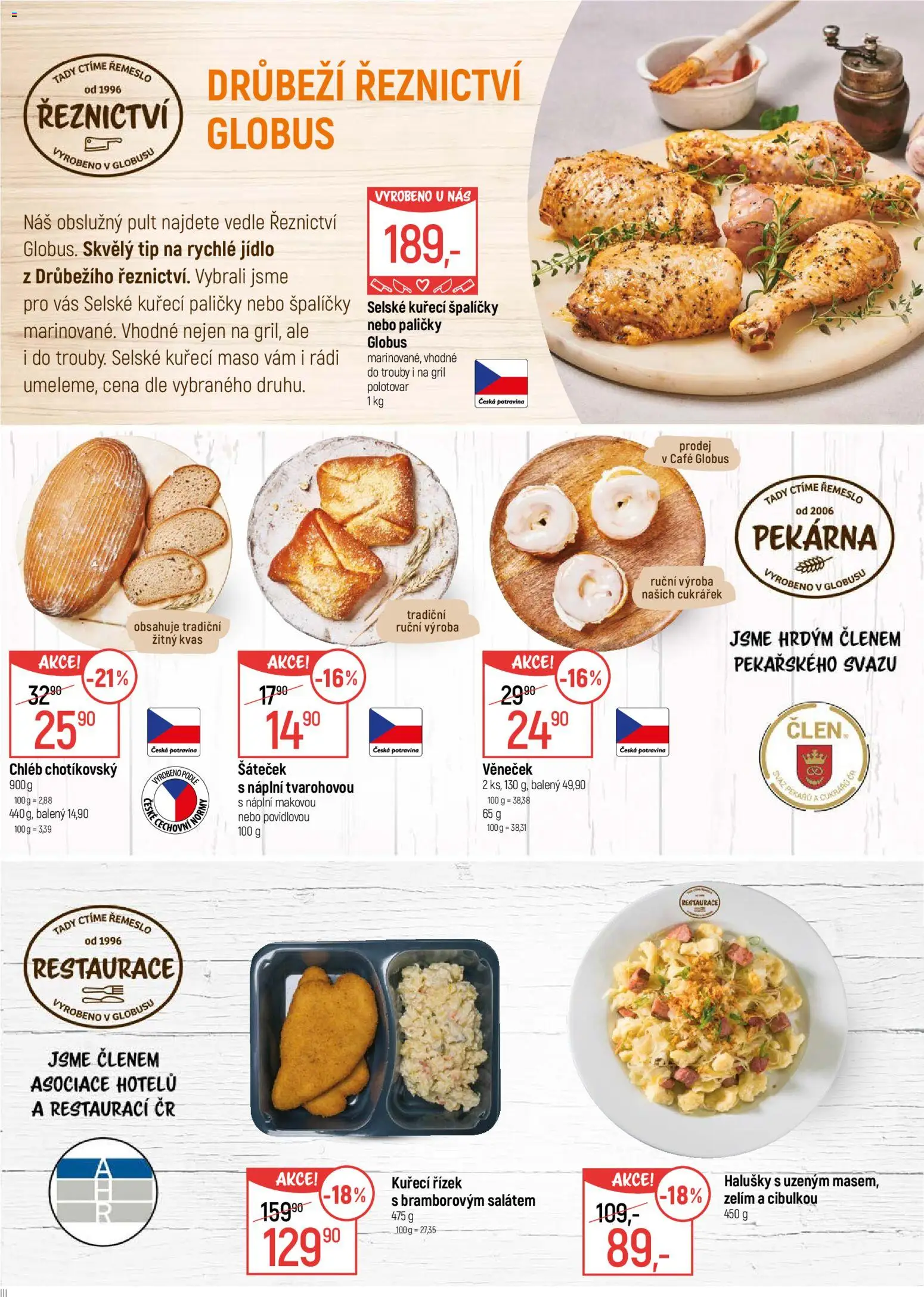 Globus leták - Plzeň od 04.03.2026 | Strana: 5 | Produkty: Chléb, Kuřecí maso, Pekárna, Maso