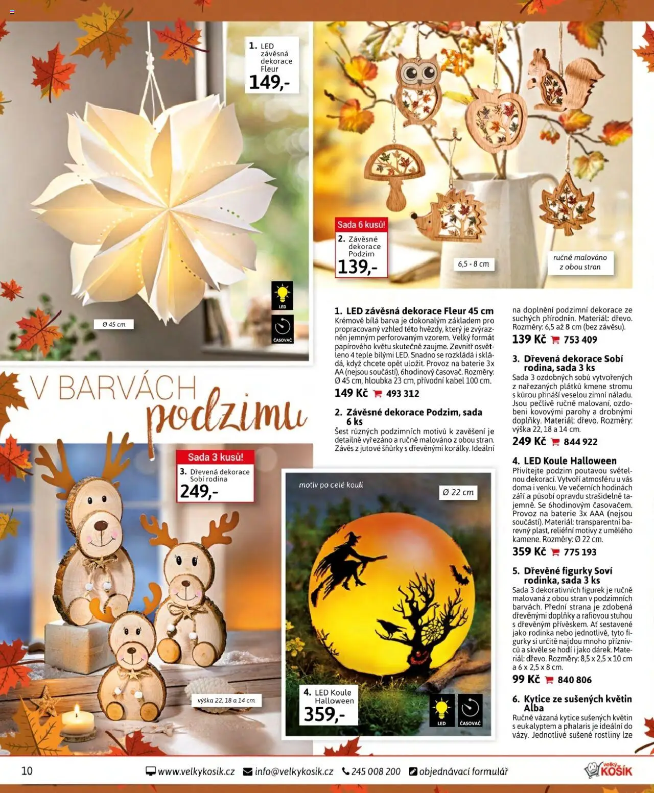 Velký Košík katalog - srpen od 01.08.2025 | Strana: 10 | Produkty: Závěs, Kabel, Figurky, LED
