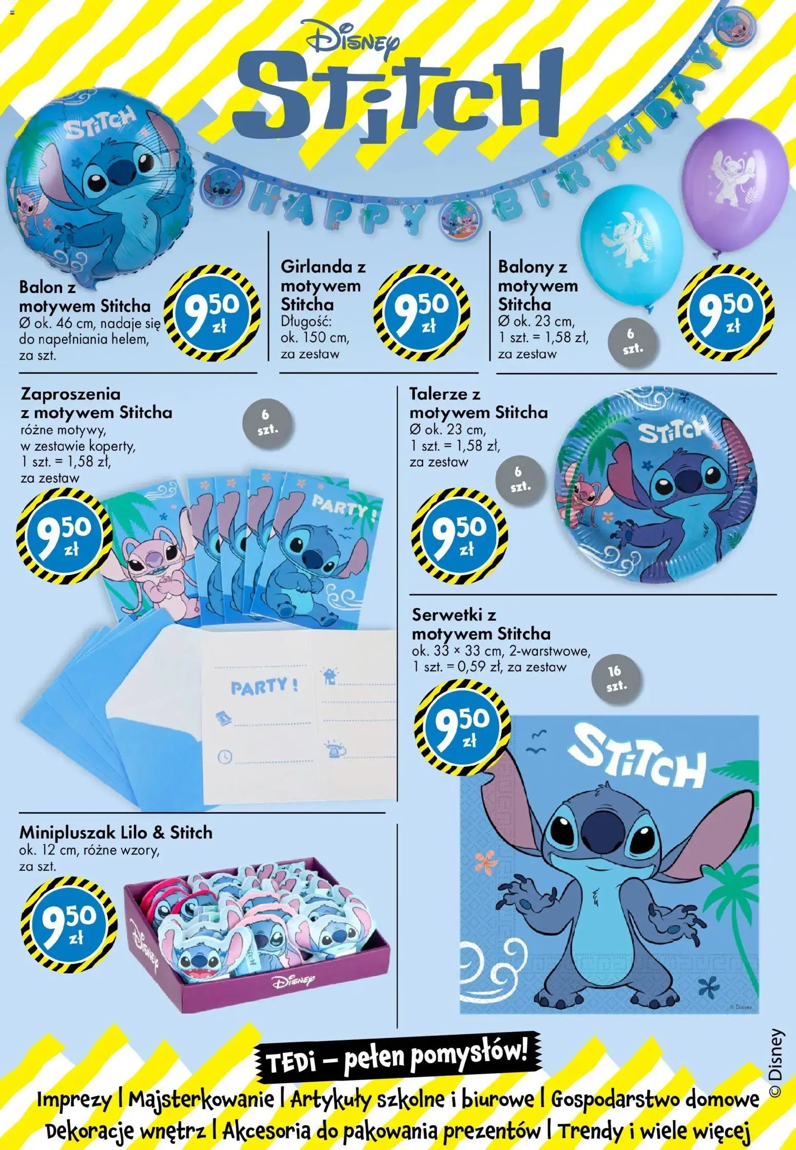 TEDi Gazetka od 12.12.2025 | Strona: 17 | Produkty: Talerze, Artykuły szkolne