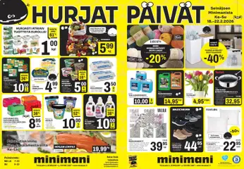 Minimani-mainoslehti voimassa 18.02.2026 alkaen