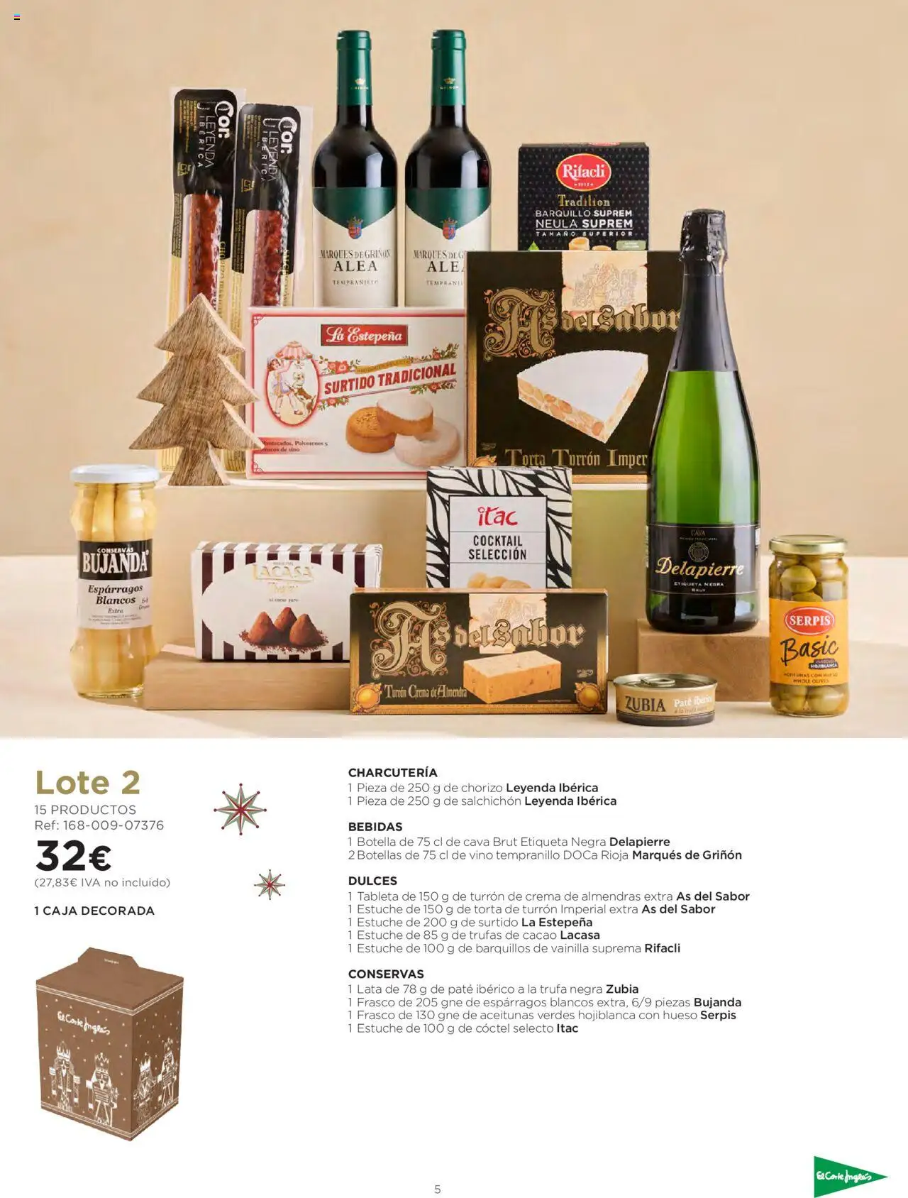 El Corte Inglés ofertas │ válido desde el 06.10.2025 | Página: 5 | Productos: Vino, Νερό καρύδας, Tableta, Caja