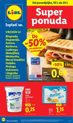 Lidl - Super ponuda - Pregled kataloga iz trgovine Lidl, vrijedi od 19.01.2026