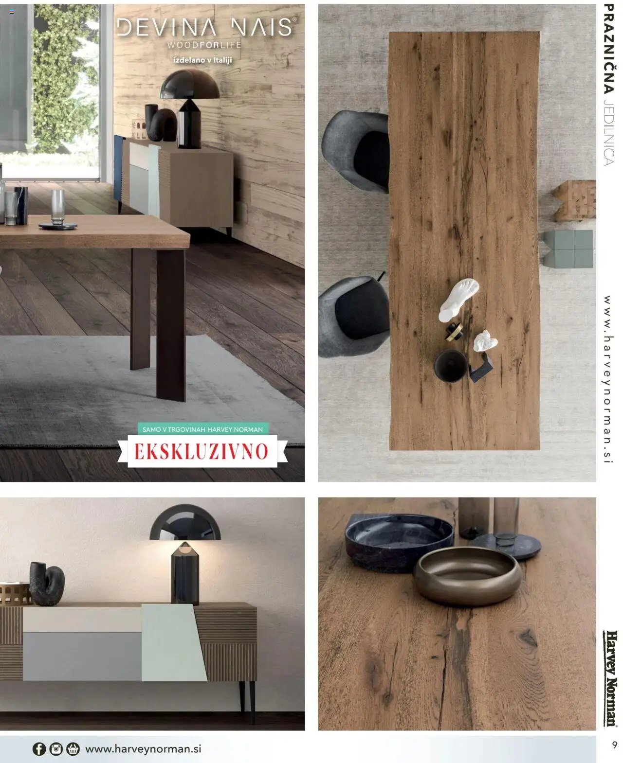 Harvey Norman katalog praznična jedilnica │ velja od 07.12.2023 | Stran: 9