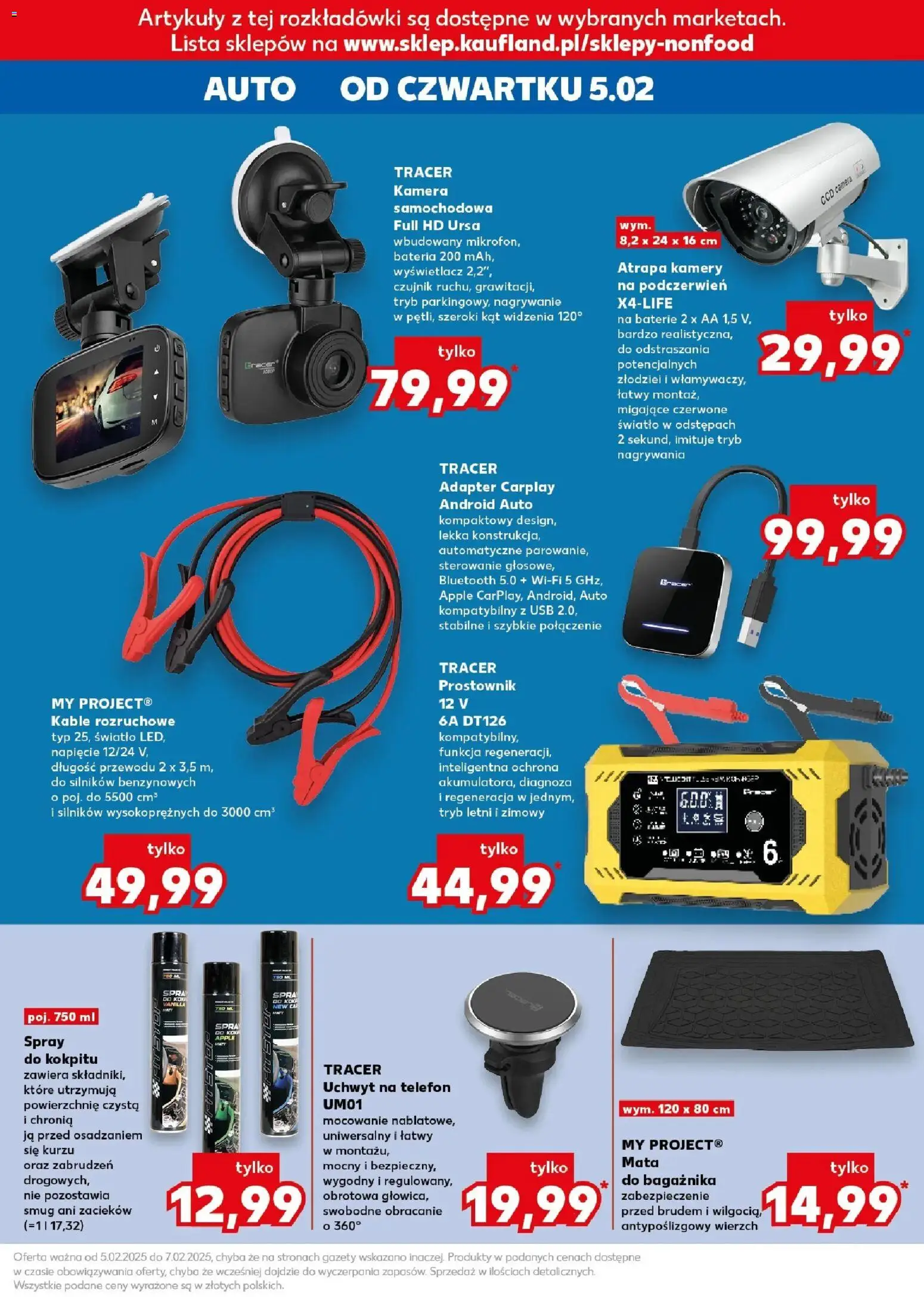 Kaufland gazetka - Mega okazje od 05.02.2026 | Strona: 19 | Produkty: Telefon, Adapter, Baterie, Prostownik