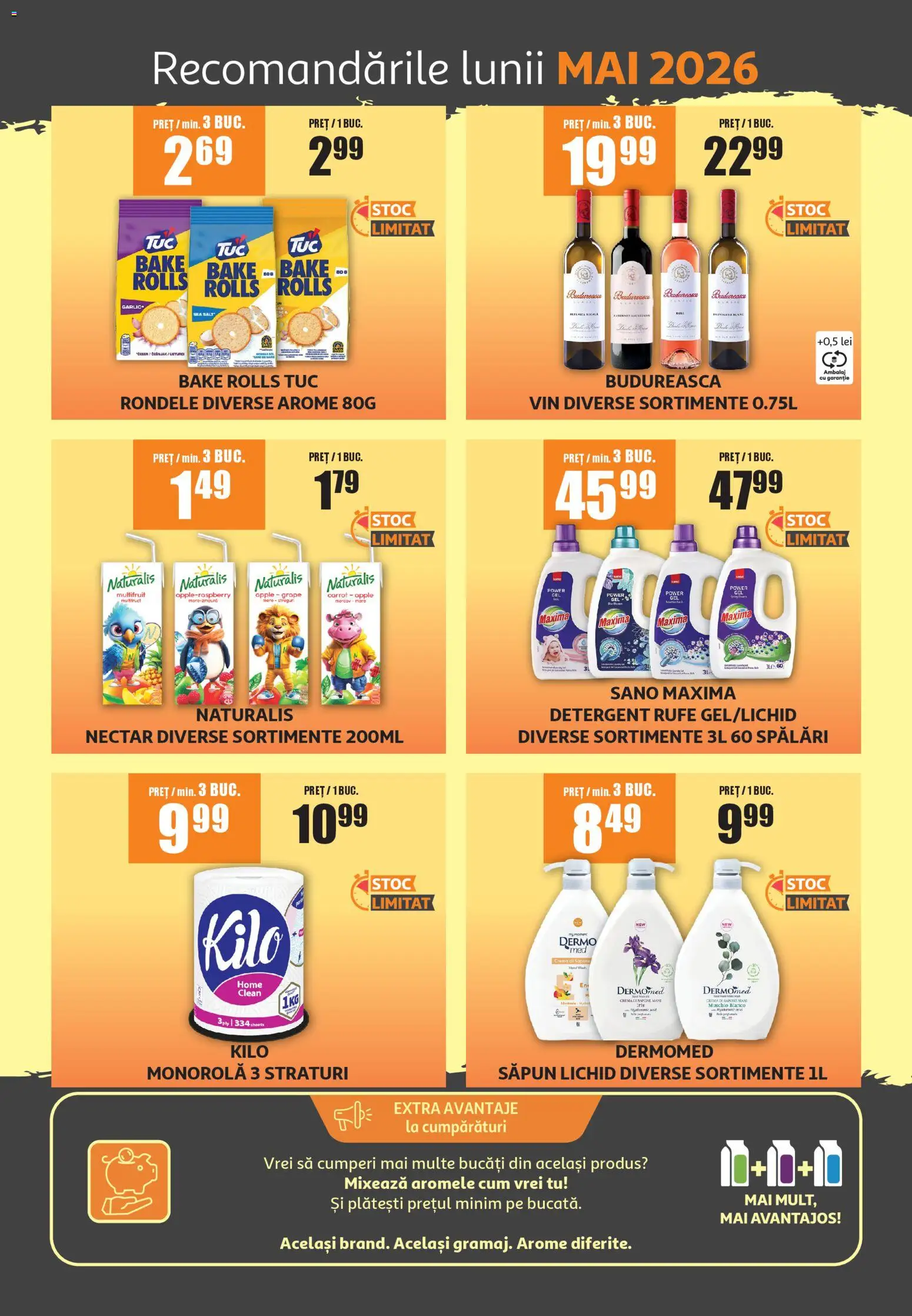 Noul catalog ATAC – valabil de la 01.05.2026 | Pagină: 2 | Produse: Matériel de Street Workout, Cremă, Apple, Săpun lichid