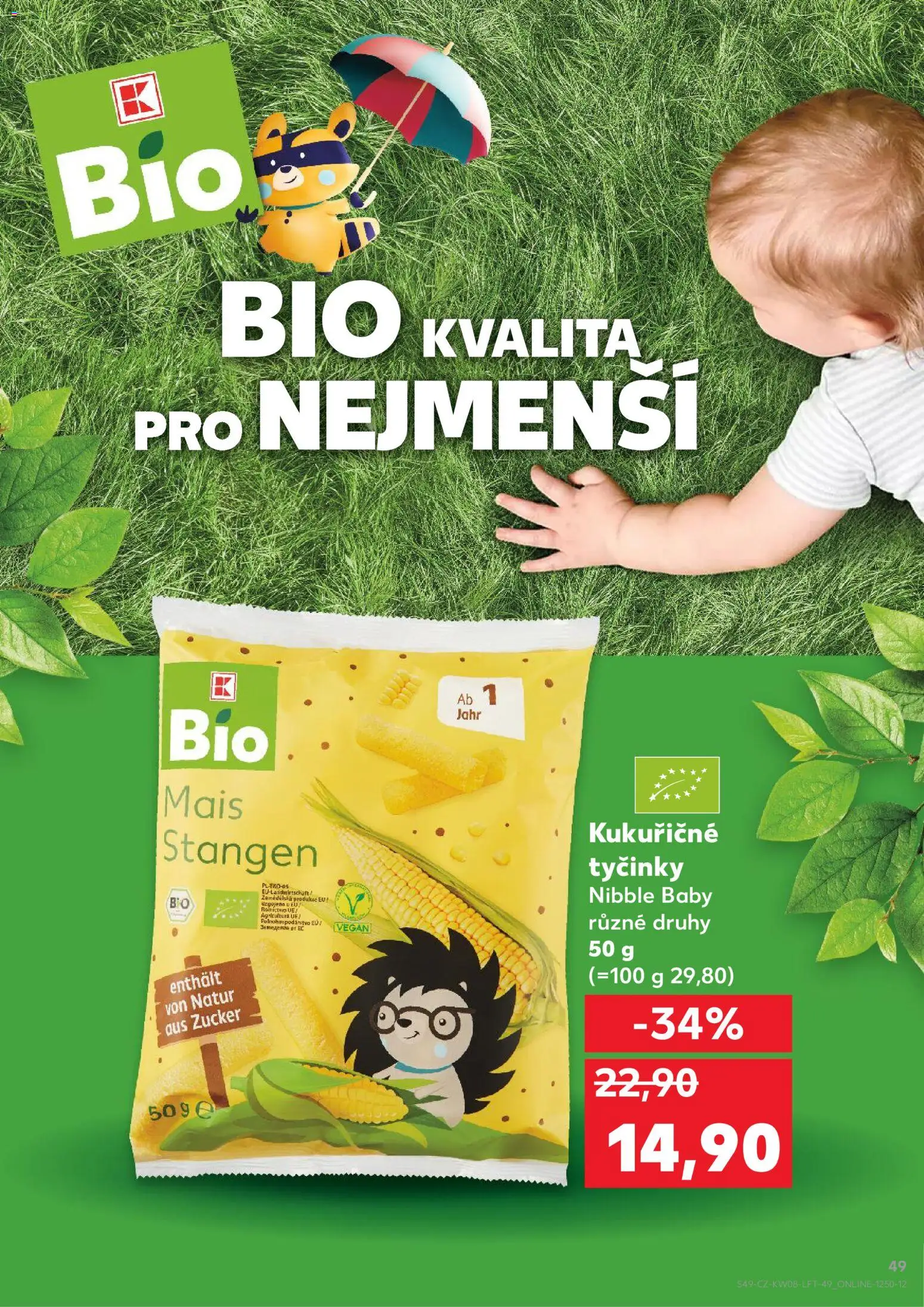 Kaufland leták od 18.02.2026 | Strana: 49 | Produkty: Vegan, Tyčinky