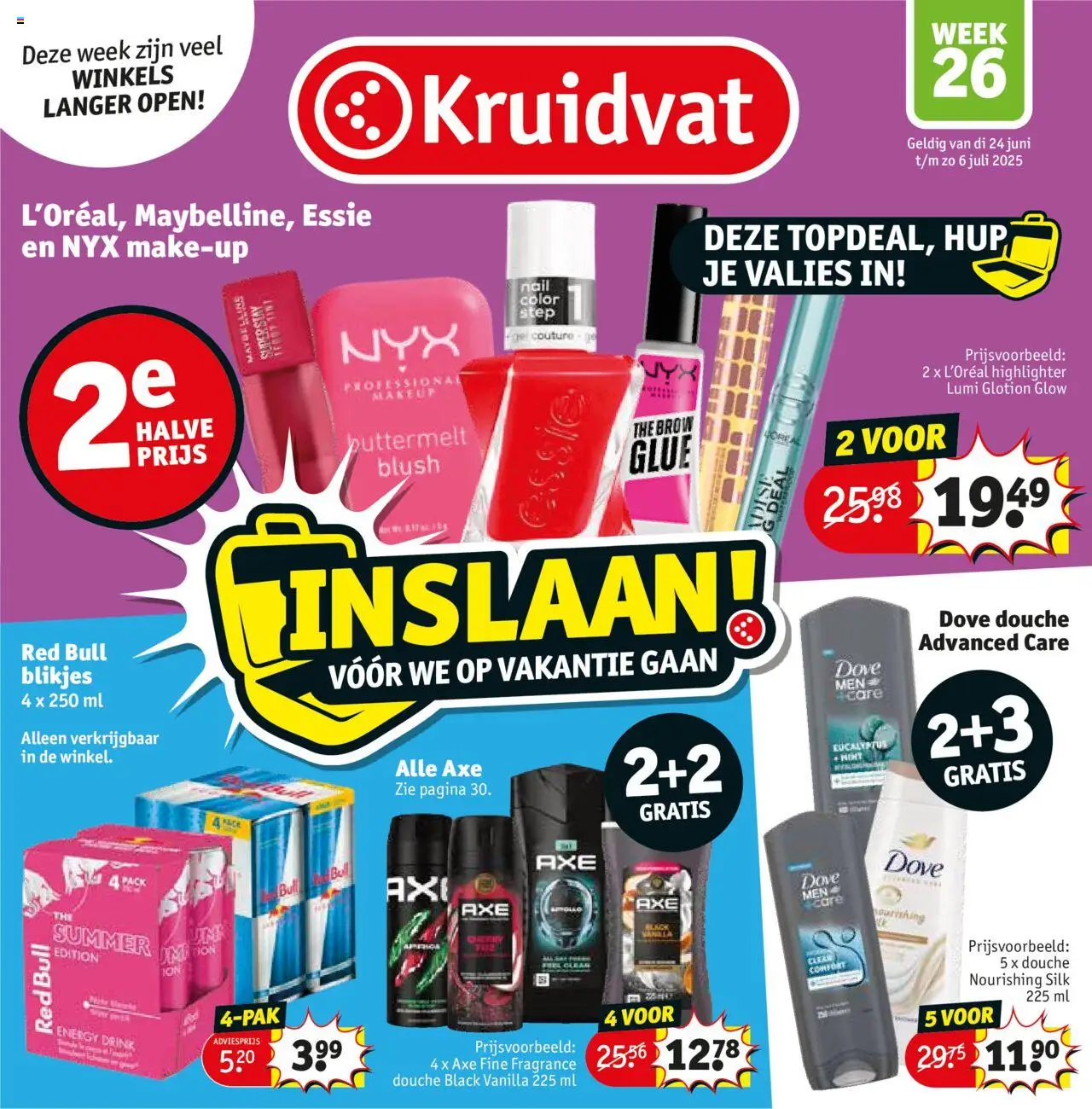  | Pagina: 1 | Producten: Red Bull, Gel, Blush, Douche