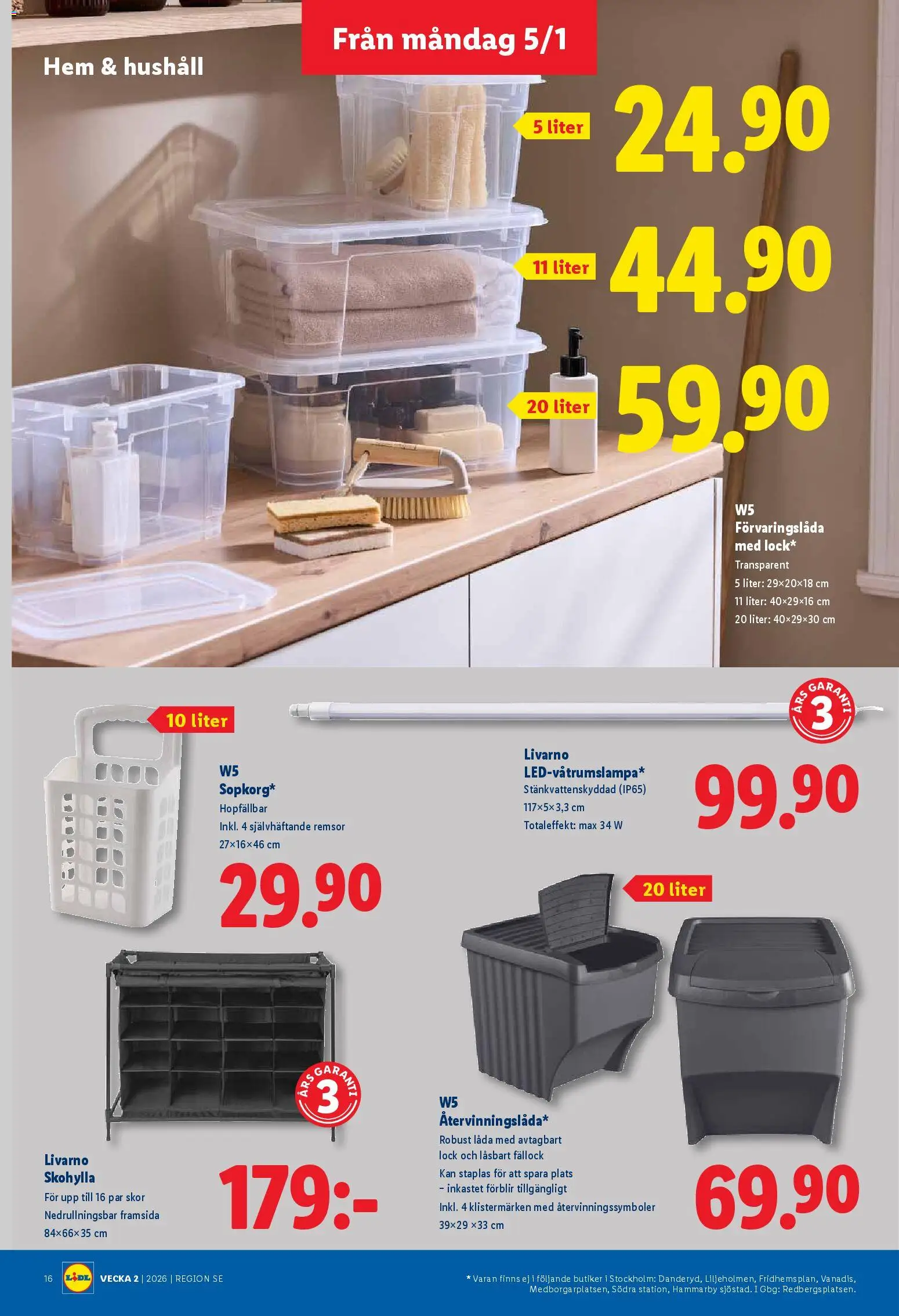 Lidl reklamblad aktuell från 05.01.2026 | Sida: 18 | Produkter: Låda