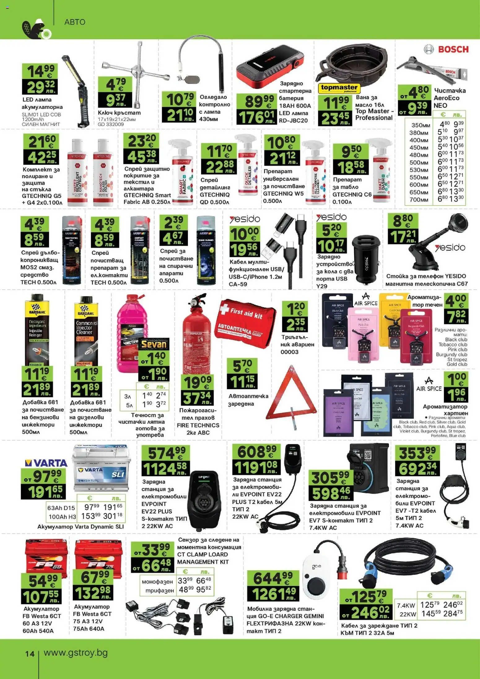 {H1} | Страница: 14 | Продукти: Препарат, Масло, Телефон, Универсален препарат