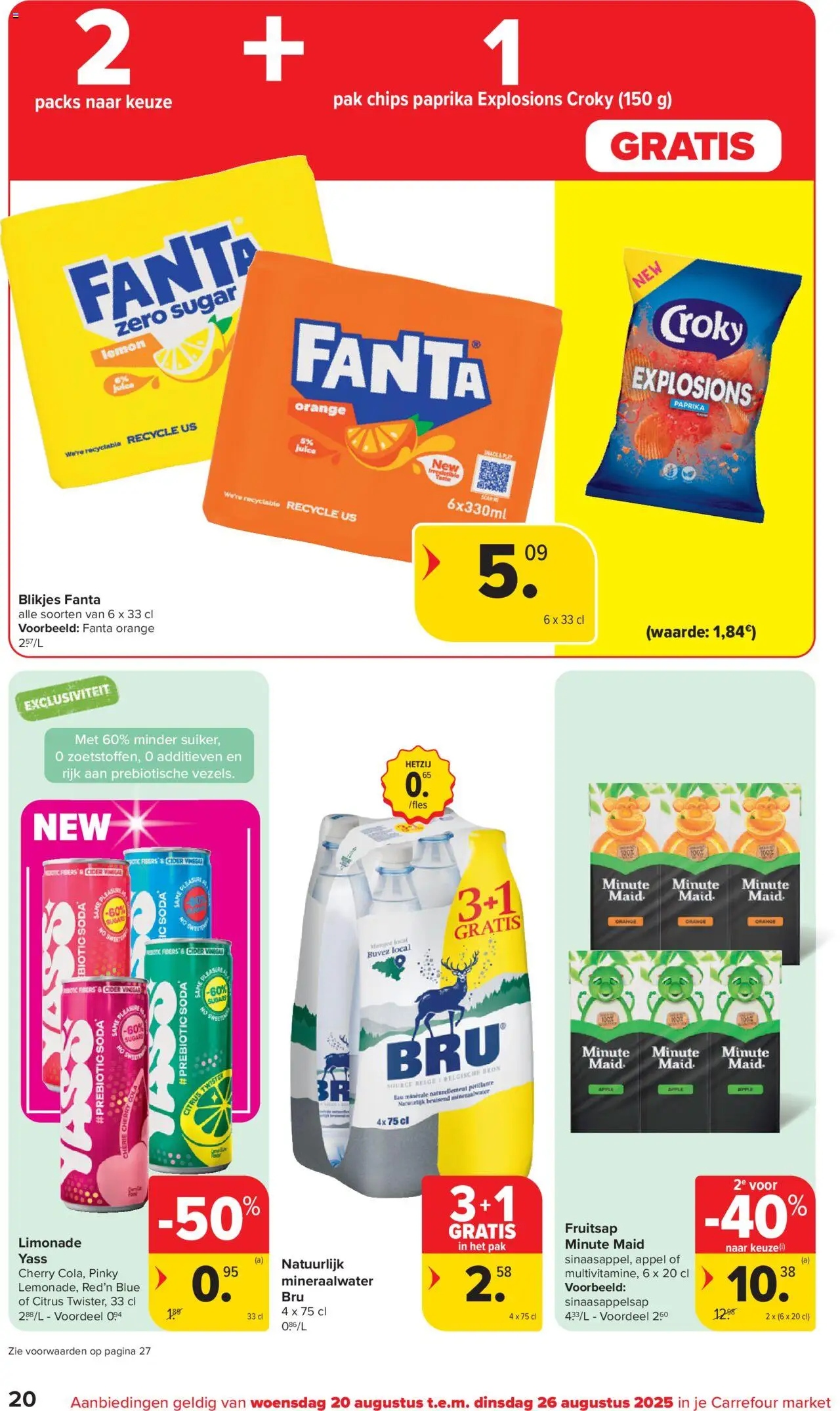  | Pagina: 20 | Producten: Fanta, Limonade, Minute Maid, Appel