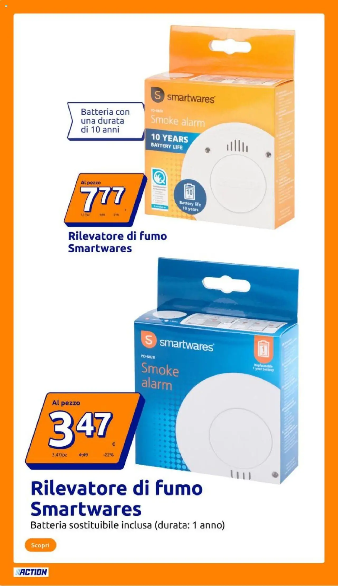 Volantino Action del 08.10.2025 | Pagina: 10 | Prodotti: Batteria